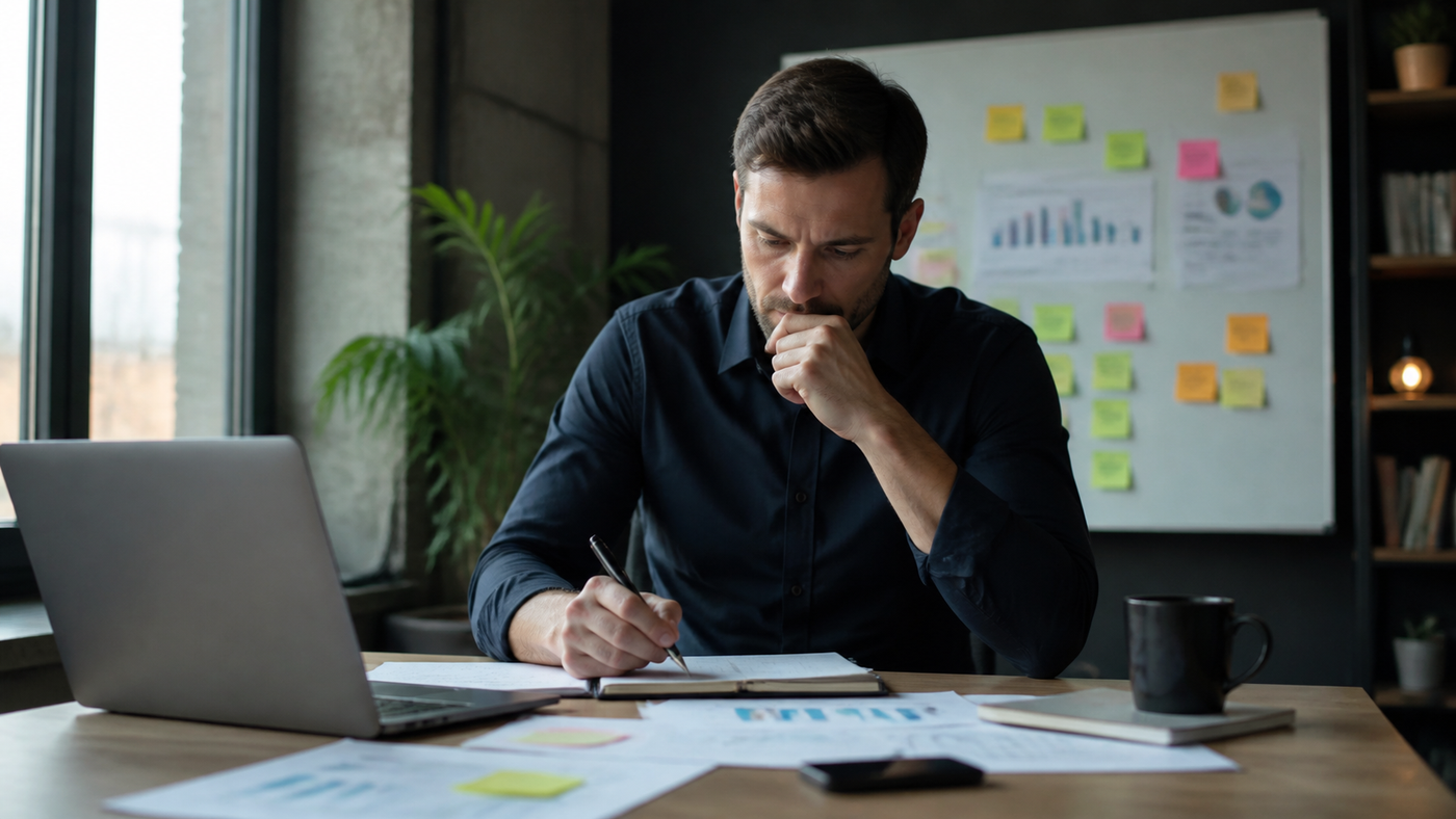 B2B lead generation agency operator planning outreach