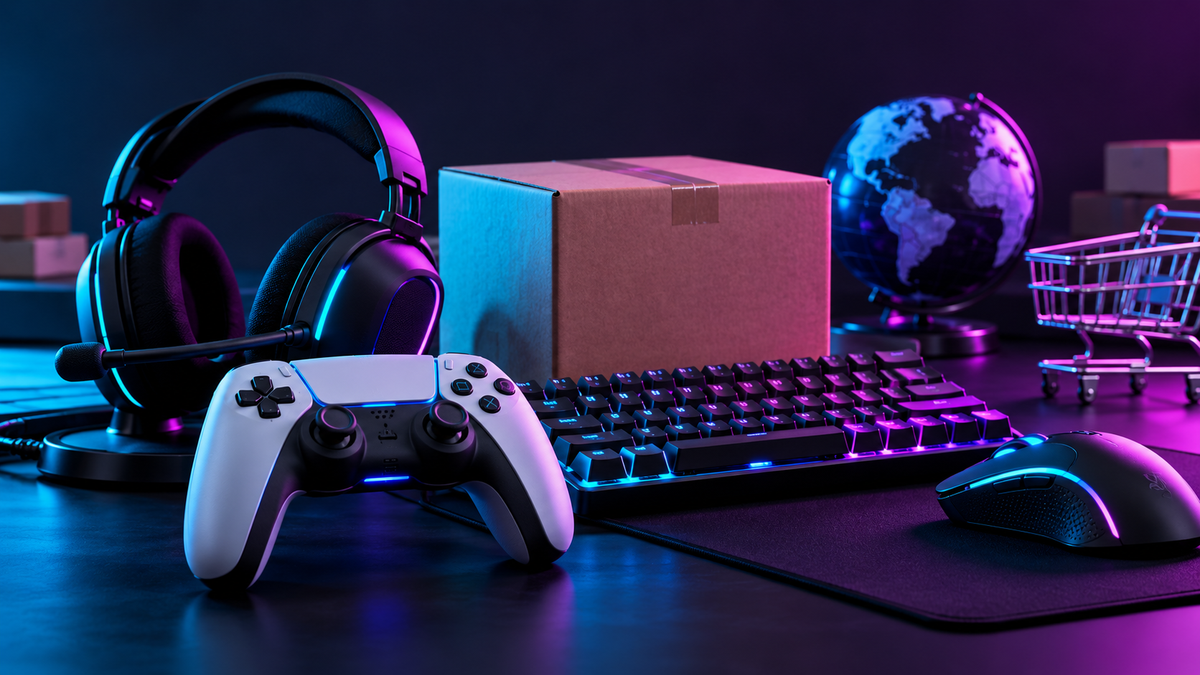 Gaming dropshipping products and ecommerce fulfillment setup