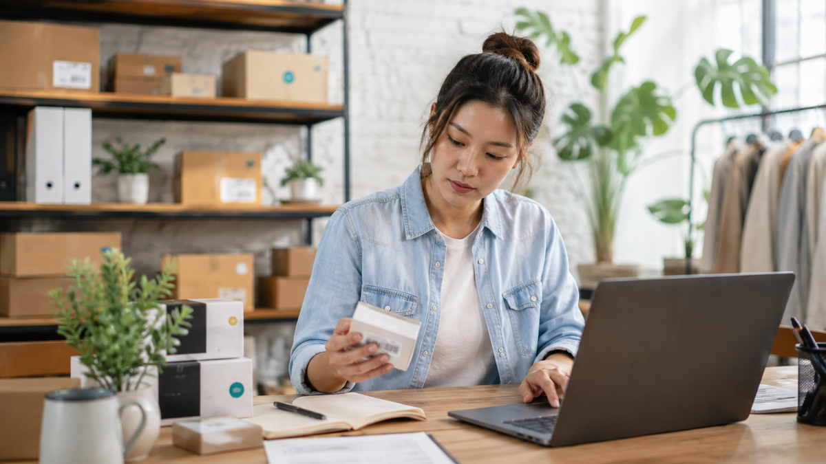 Ecommerce owner preparing product information for Google Merchant Center