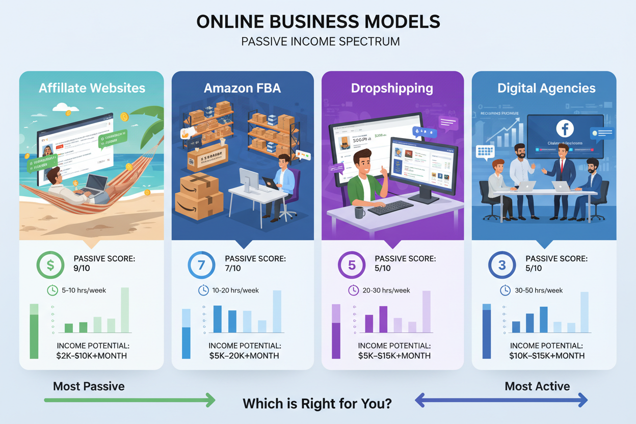 Passive Income Online Business: Which Model is Right for You?
