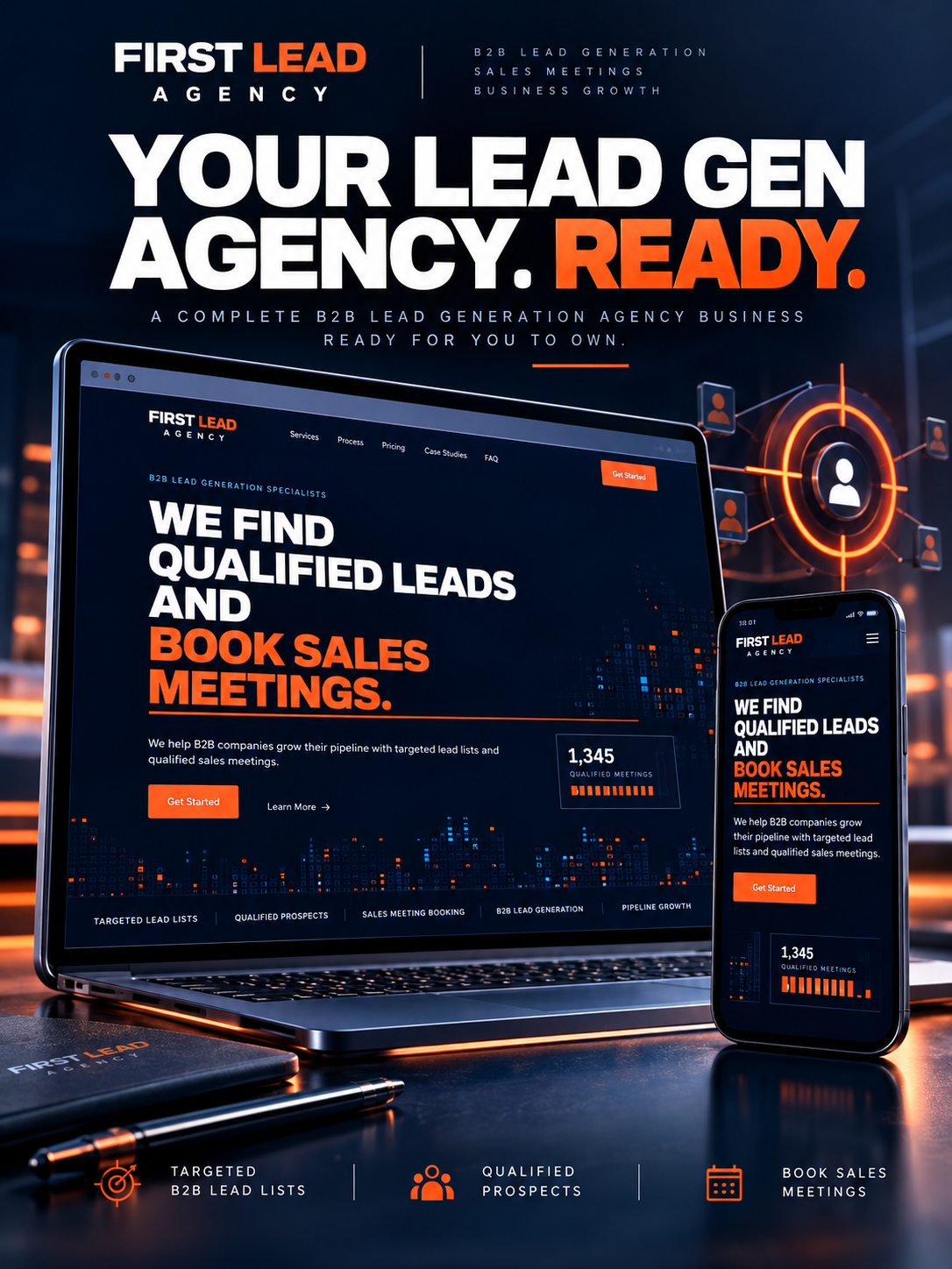 B2B Lead Generation Agency for Sale – Turnkey Business screenshot 1