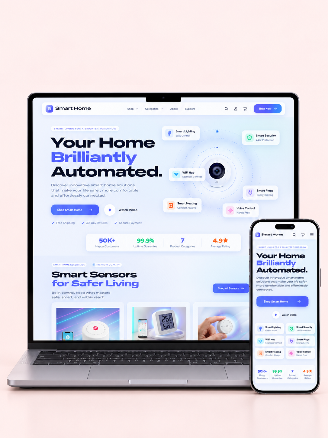 Ready-Made AI Smart Home Gadgets Dropshipping Business screenshot 1