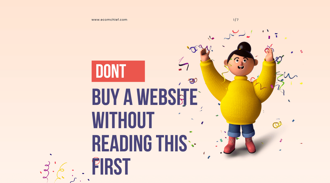 Don’t Buy a Complete Website without Reading This First