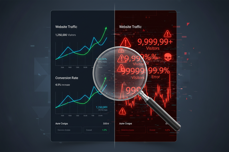 The “Inspect Element” Scam: How Sellers Fake Traffic (and How to Catch It)