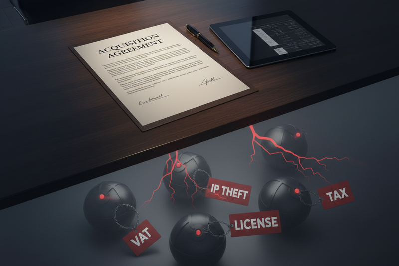 Due Diligence Landmines: Hidden VAT/GST Liabilities and IP Theft Risks