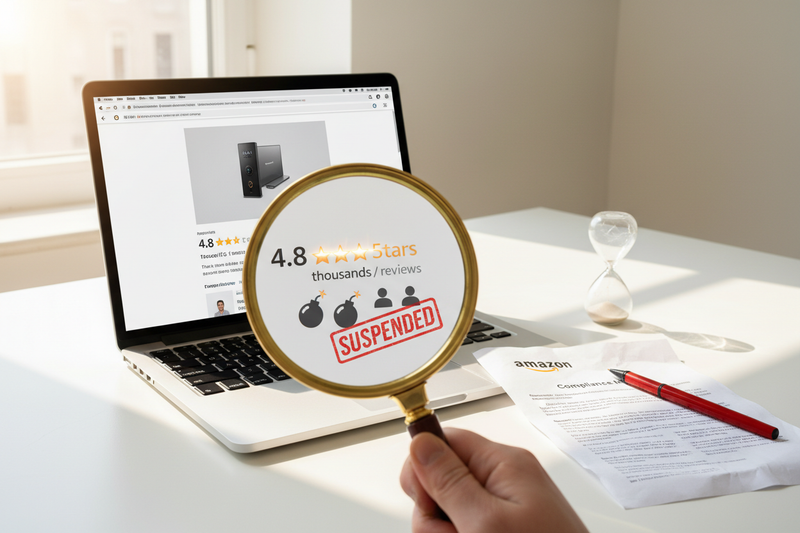 The Fake Review Time Bomb: Are You Inheriting a Suspended Amazon FBA Listing?