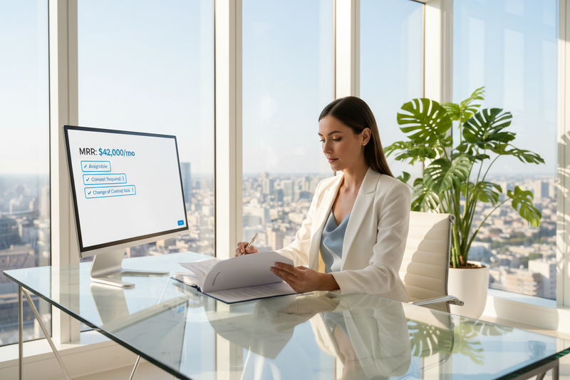 Are Client Contracts Legally Assignable to a New Owner?