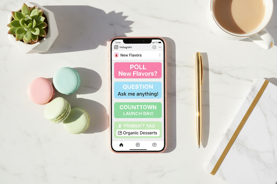How to Use Instagram Stickers to Grow a Ready-Made Online Business