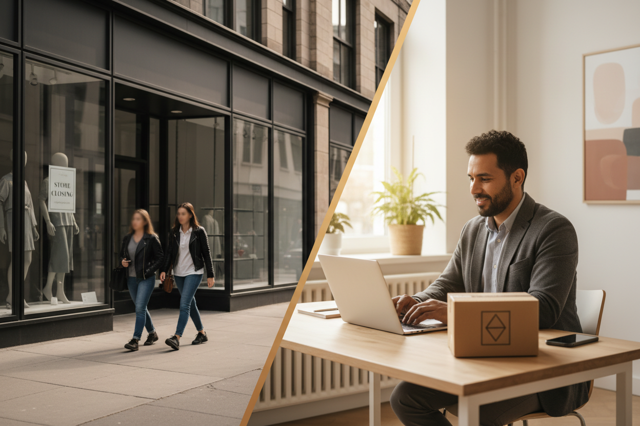 Retail vs Ecommerce in 2026: What Major Store Closures Teach Online Entrepreneurs