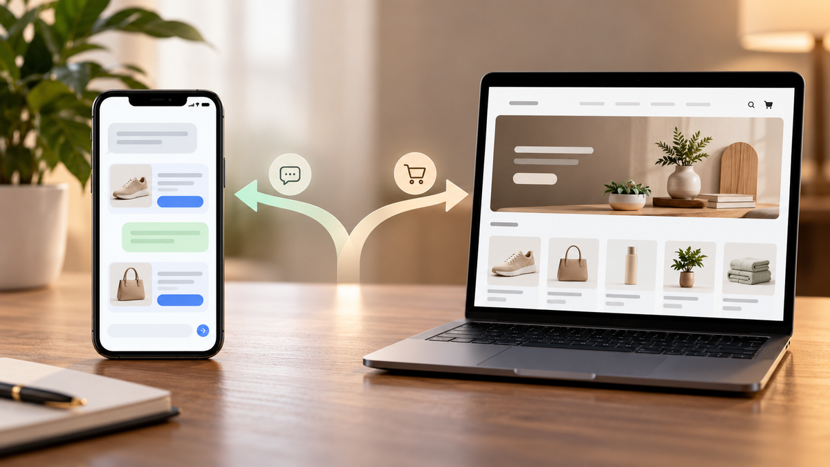 Shopify Starter plan comparison between social selling and a full online store