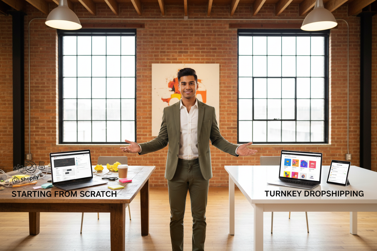 Turnkey Dropshipping vs Starting From Scratch 2026 Guide