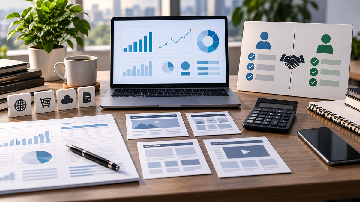 Website valuation workspace with earnings, traffic and digital asset evidence