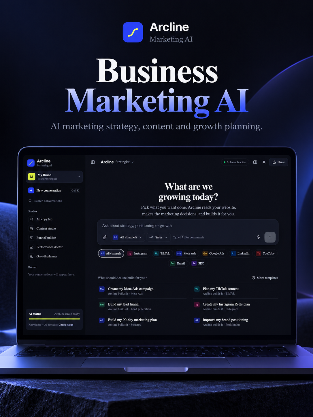 AI Marketing Content Assistant – White-Label Software screenshot 1