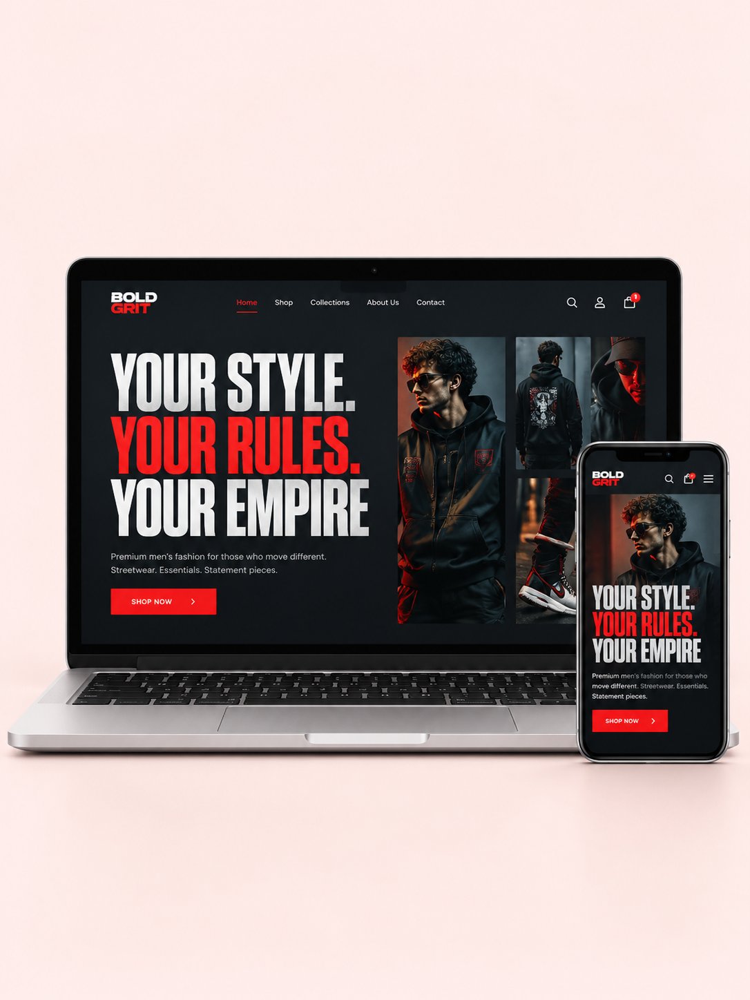 Ready-Made AI Men’s Fashion Dropshipping Business screenshot 1