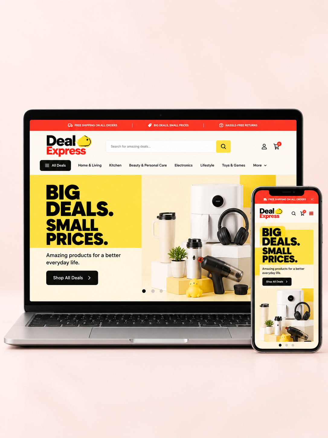 Ready-Made AI Discount Store Shopify Dropshipping Business screenshot 1
