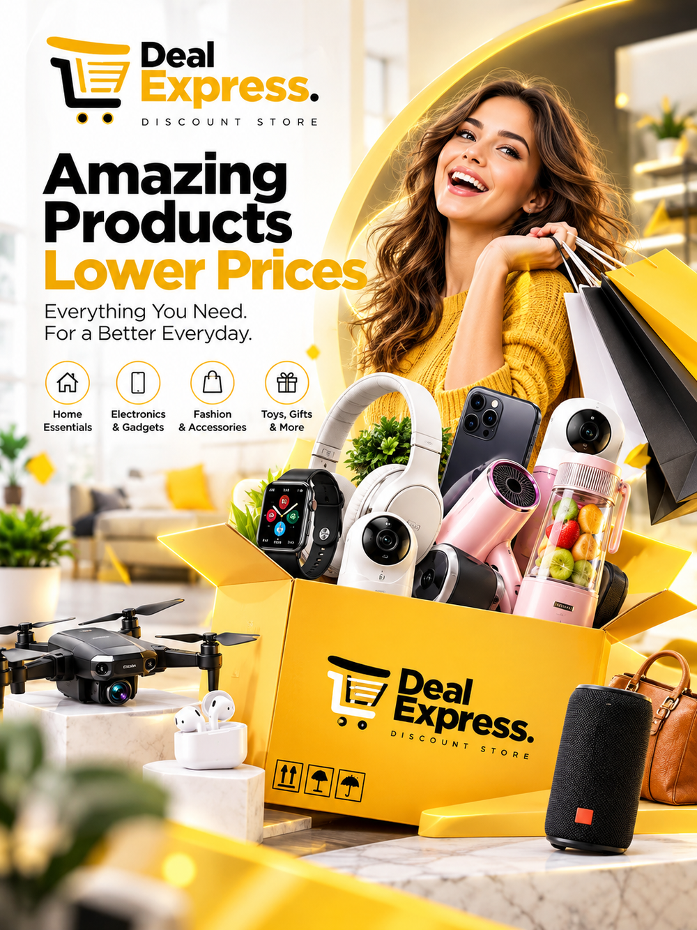 Ready-Made AI Discount Store Shopify Dropshipping Business