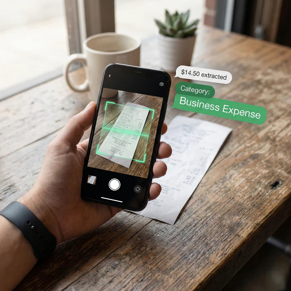 SaveWise – White-Label Expense Tracker & Receipt Scanner App screenshot 1