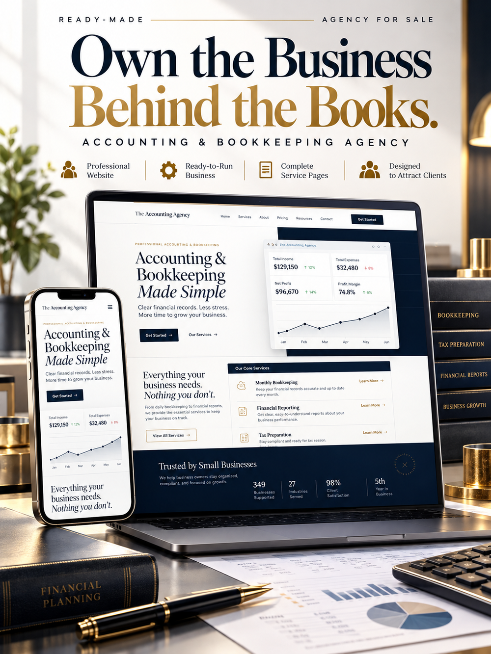 Bookkeeping Business for Sale – Ready-Made Agency