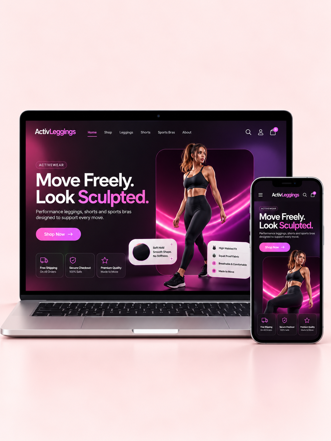 Ready-Made AI Women’s Athleisure Dropshipping Business screenshot 1