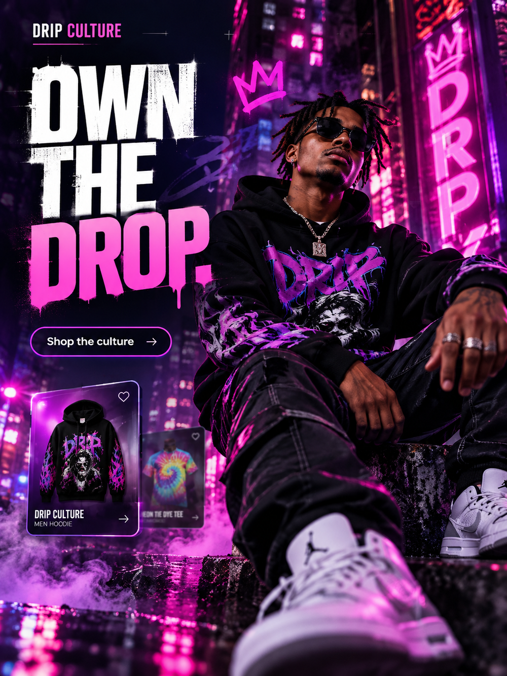 Buy Hip Hop & Street Wear Shopify Dropshipping Business