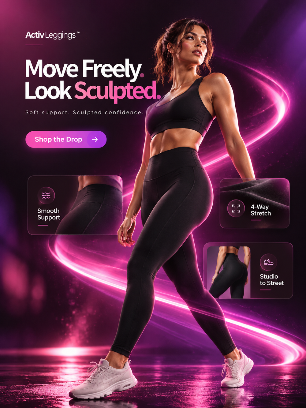 Ready-Made AI Women’s Athleisure Dropshipping Business