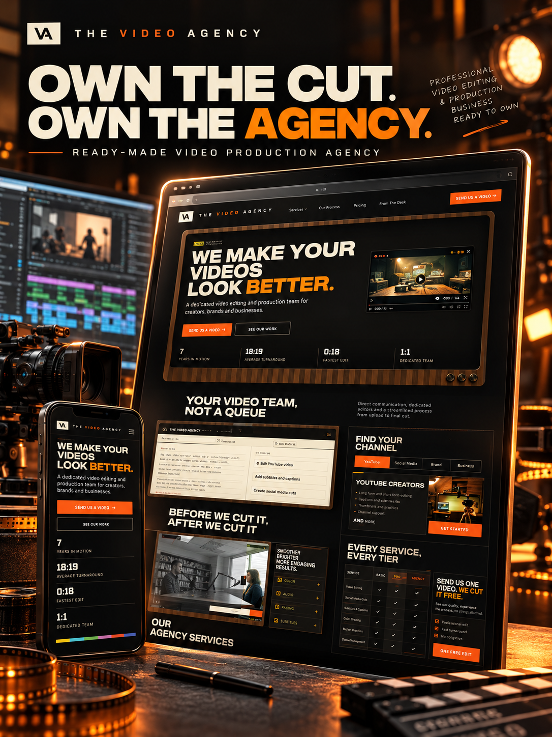 Video Production Agency for Sale – Ready-Made Business screenshot 1