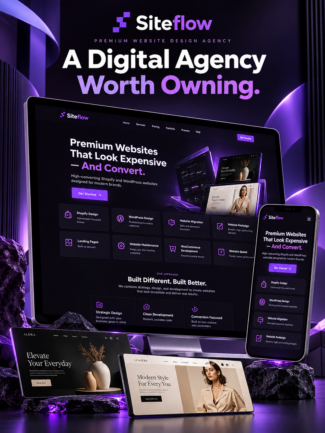 Web Design Agency for Sale – Ready-Made Website Business screenshot 1