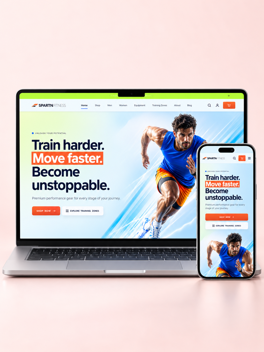 Ready-Made AI Fitness Gear & Accessories Shopify Dropshipping Business screenshot 1