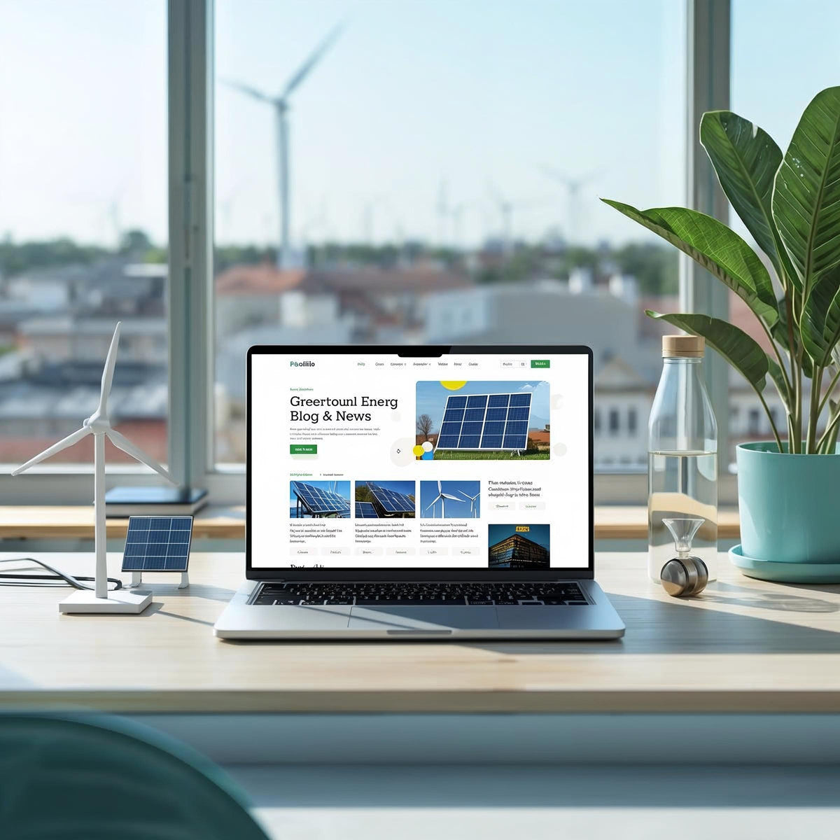 Buy Turnkey Green Energy Website: Ready-Made Affiliate Business screenshot 1